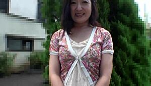 hey, wanna see asian granny chiyo yamabe’s creampie pussy?