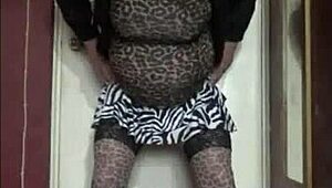 Bisexual Crossdresser Mark in Stockings and Heels