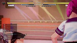 lesbian battle competition in the first round