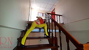 Velma Searches for Clues in Scooby Doo Retro Pantyhose Mystery