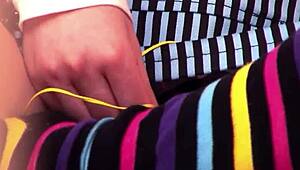 petite japanese step-sister caught, seduced to first blowjob! 😳