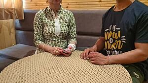 stepmom lost her tight pussy in card game
