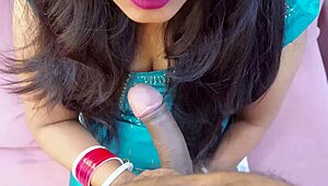 horny jija bangs big ass desi sali in closeup blowjob and doggystyle