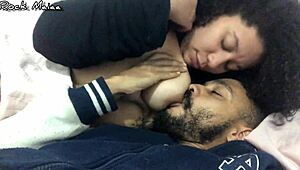 Bold Lactating Natural Tits Drip Milk in Wild Adult Breastfeeding Fetish Licking Session