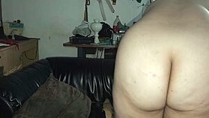 fat bbw milf gets fucked by big black cock in the living room pov