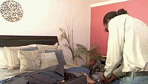 Knulle meg cowgirl før ferie, bøy over og ri hardt