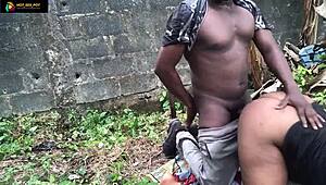 Two Farmers Enjoy Homemade Fucking in the Bush