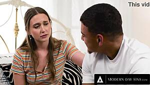 Laney Grey Almost Caught In Wild Sex With Study Buddy. Teen 18+ Bent Over Monster Cock.