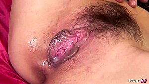 japanese girl in lingerie gets multiple creampies at wild gangbang