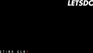 sexy latina redhead agatha vega gives blowjob before hard fucking. her bubble butt rides wild on letsdoeit!
