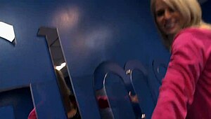 Euro blonde nympho craves wet pussy action in her first wild ride