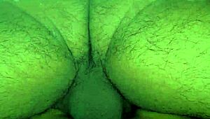 The latina wife gets a deep creampie after clothes ripped