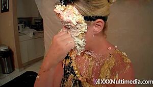 Two Blondes Get Wet And Messy