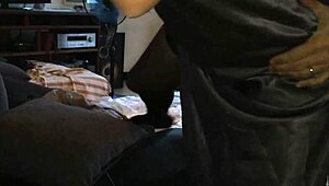 Sexy o2 t satin nightie rose satin corset pink satin panties doggy style pov blowjob