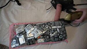 Behind the scenes, the hotties from Mattos Movies are naked and messing around