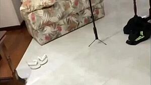 I joined this wild gay orgy with young exhibitionists at the gym