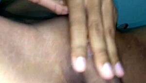 teacher's WET SHAVED PUSSY gets rubbed and creampied