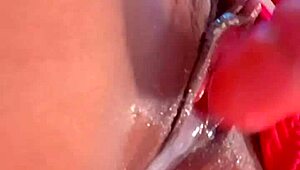 horny college girl masturbating to orgasm?