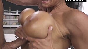 Brunette Milf Chloe Lamour Takes Deep Anal Drilling with Massive Cock