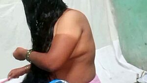 Indian Housewife Delivers Steamy Hot Blowjob in Bedroom