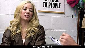 Petite River Lynn in Bikini Gets Hardcore Encounter with Burglar Will Pounder