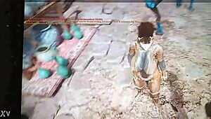 Curvy Fat Sexy Woman Poses And Moves