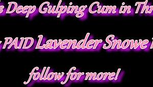 High heeled bimbo goddess deepthroats and gets face fucked