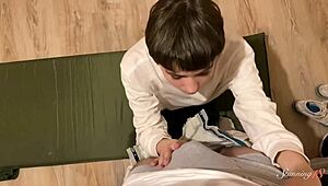 Teen Beauty Alisa Delivers Passionate Blowjob To Big-Dicked Bf Dorian