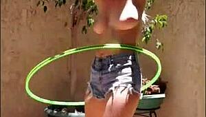 i ripped liz ashley's clothes for her first nude shoot, bouncing boobs and all