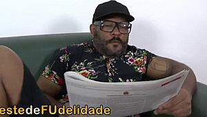 I'm the Older Man in This Wild Orgy with Tattooed Latinas