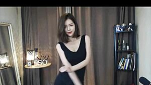 yo, check this korean babe in uniform dancing hot as hell