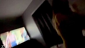 my step sister rides my cock like a pro at home