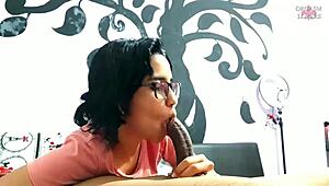 Exciting Latina Teen 18+ Carahoneyy Swallows Cum Three Times