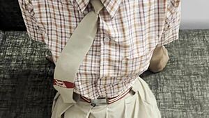 step daddy twists her tiny titties after school romp