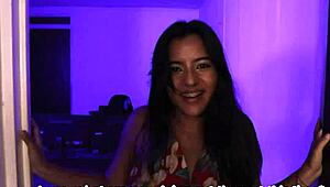 mishell folla a su novio para arreglar sus problemas