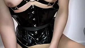 Cute Asian Ladyboy Lexi Faith Performs Footjob Leading To Cumshot