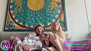 Blonde Wife Pussy Fingered On Camera, Shy Amateur