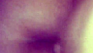 Island freak enjoys intense squirting session.