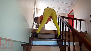 Velma Searches for Clues in Scooby Doo Retro Pantyhose Mystery