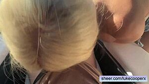 Hottest Blonde Big Tits Big Ass Frances Bentley Fucking Rough in Homemade Car Scene