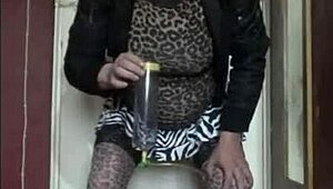 Bisexual Crossdresser Mark in Stockings and Heels