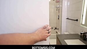 I fucked my blonde nerdy step sister Ailee Anne in POV