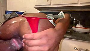 Hot Atlanta stripper says, Take it up the ass for $1000 in the kitchen after the club party.