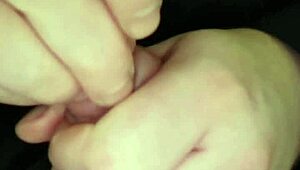 JayQ’s intense insertion play with toothbrush, steel rod, and silicone screw ending in cumshot