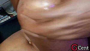 Masseuse Rides Big Black Cock, Moaning To Orgasm In Tight Quickie