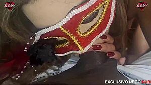 Skinny Teen Sucks Big Cock Until She Chokes on It