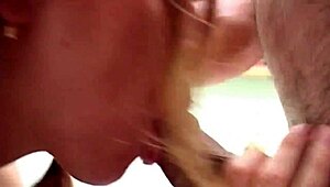 EXCLUSIVE! Blonde Sucks Him Off in Office Sex Scene