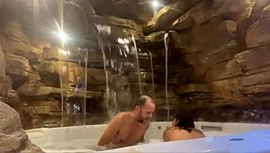 I’m so thrilled watching this couple enjoy their honeymoon at the motel. Wife rides wild on that dick!