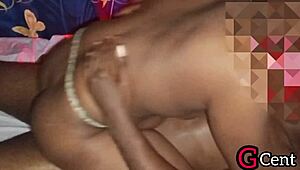 Masseuse Rides Big Black Cock, Moaning To Orgasm In Tight Quickie