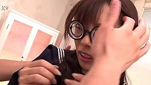 Lustful Japanese Teen Satsuki Kirioka Bangs Pervy Teacher Hard